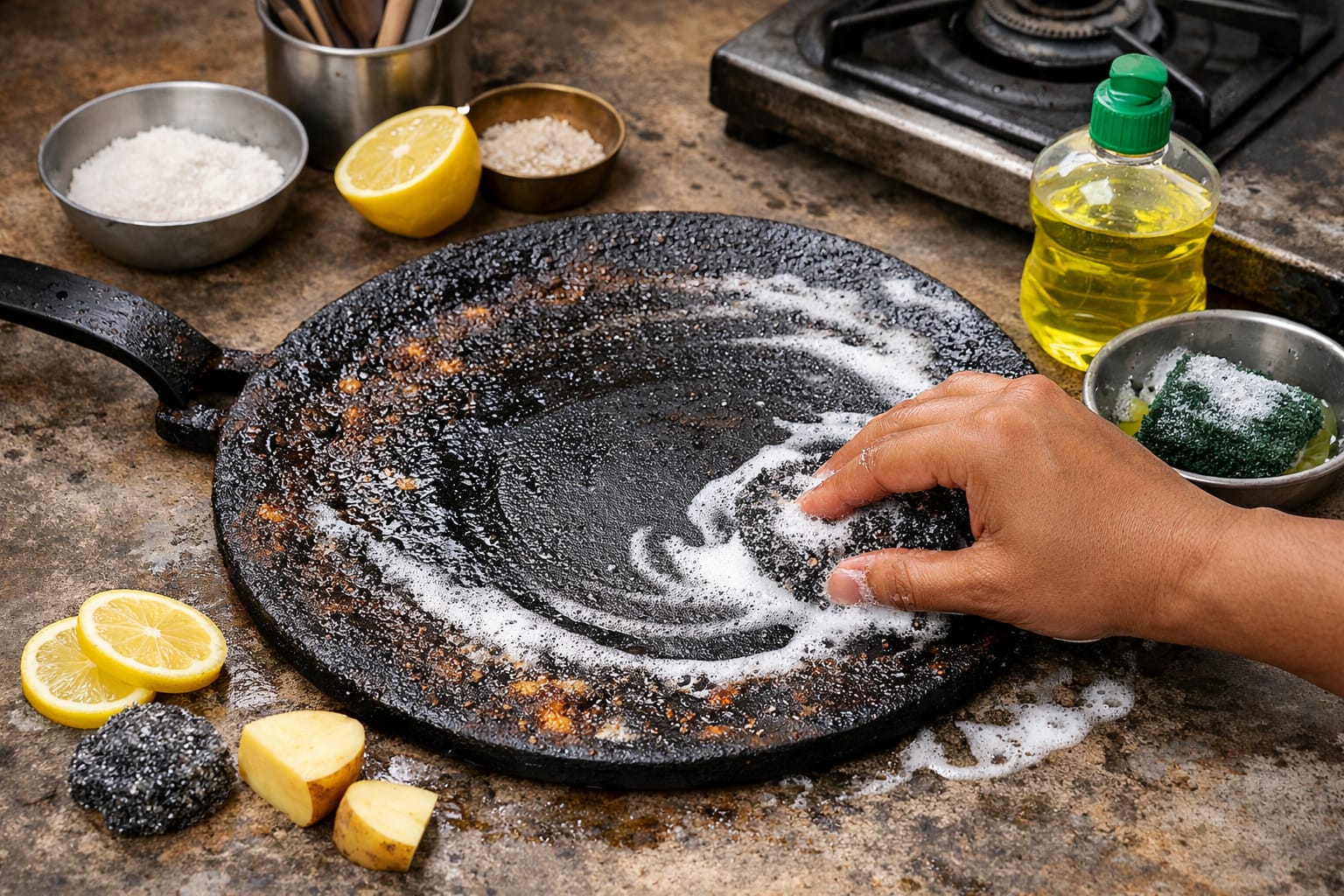 Tawa Cleaning Tips: जिद्दी जला तवा भी हो जाएगा साफ, अपनाएं ये आसान घरेलू तरीके