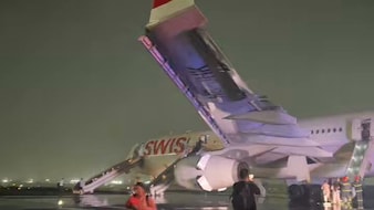 SWISS Flight's Engine Fails, Catches Fire During Takeoff In Delhi, 6 Hurt