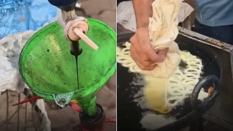 LPG संकट में &lsquo;जुगाड़&rsquo; का कमाल! प्रयागराज के दुकानदार ने बेकार तेल से बना डाला चूल्हा, बेच रहे जलेबी
