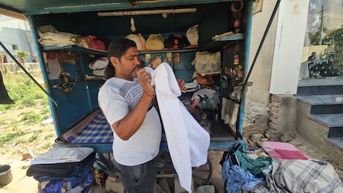 ठेले पर कपड़ा प्रेस कर पालता परिवार, इनकम टैक्स से 598 करोड़ के लेनदेन का मिला नोटिस; बिगड़ी तबीयत