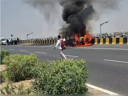 टोंक: भीषण सड़क हादसा, करोड़ों का कैश लेकर जा रही HDFC बैंक की गाड़ी बनी आग का गोला