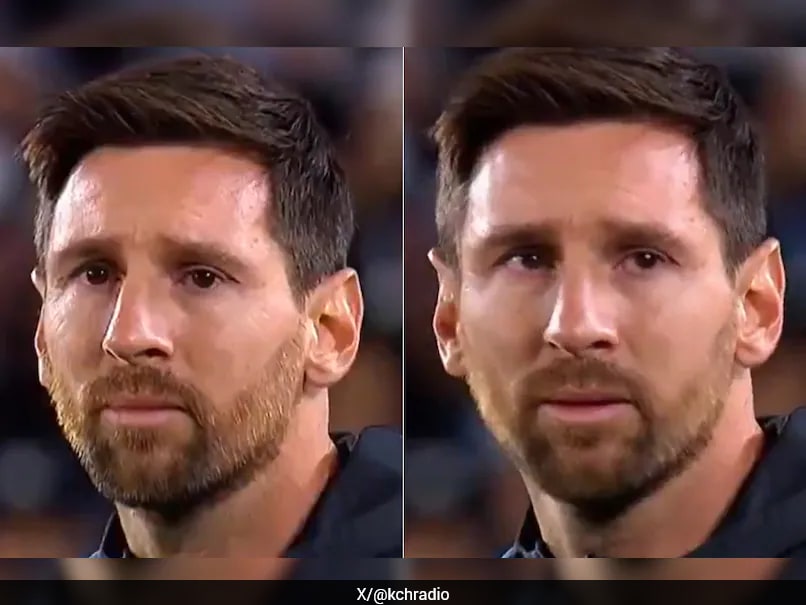 Retirement Loading: Lionel Messi In Tears As He Plays His Final Game In Argentina