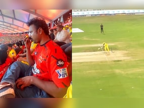 SRH Fan Performs Bizarre Act, Shivam Dube Departs Next Ball. Video Viral