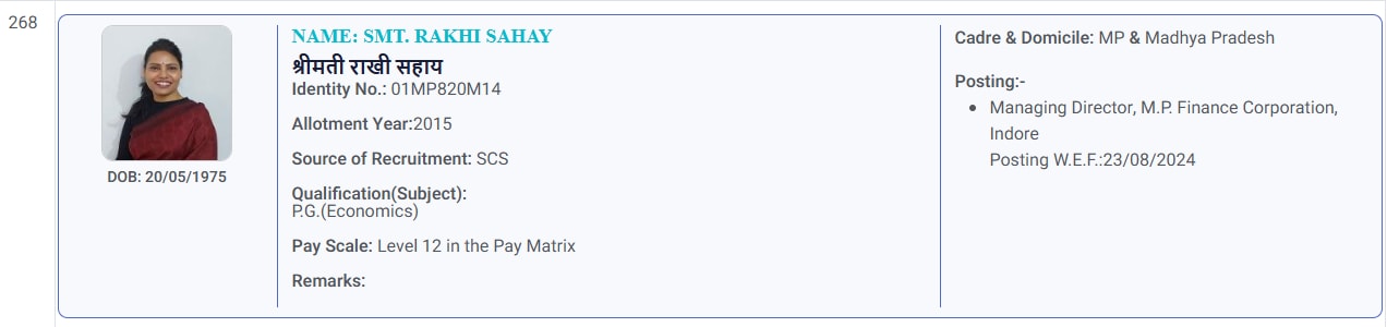 IAS Rakhi Sahay, Collector, Umaria Madhya Pradesh