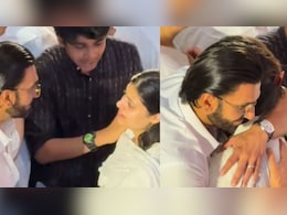 Watch: Ranveer Singh Consoles Zanai Bhosle At Asha Bhosle's Funeral In Mumbai