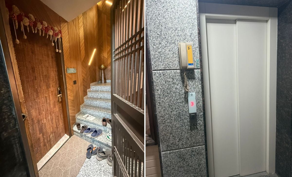 IRS अधिकारी का फ्लैट, जहां आरोपी ने बेटी के साथ दरिंदगी के बाद हत्या की घटना को अंजाम दिया.