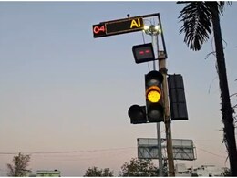 उदयपुर के इस चौराहे पर लगा राजस्थान का पहला AI ट्रैफिक सिग्नल, अब गाड़ियों की लाइन देखकर खुद बदलेगी लाइट