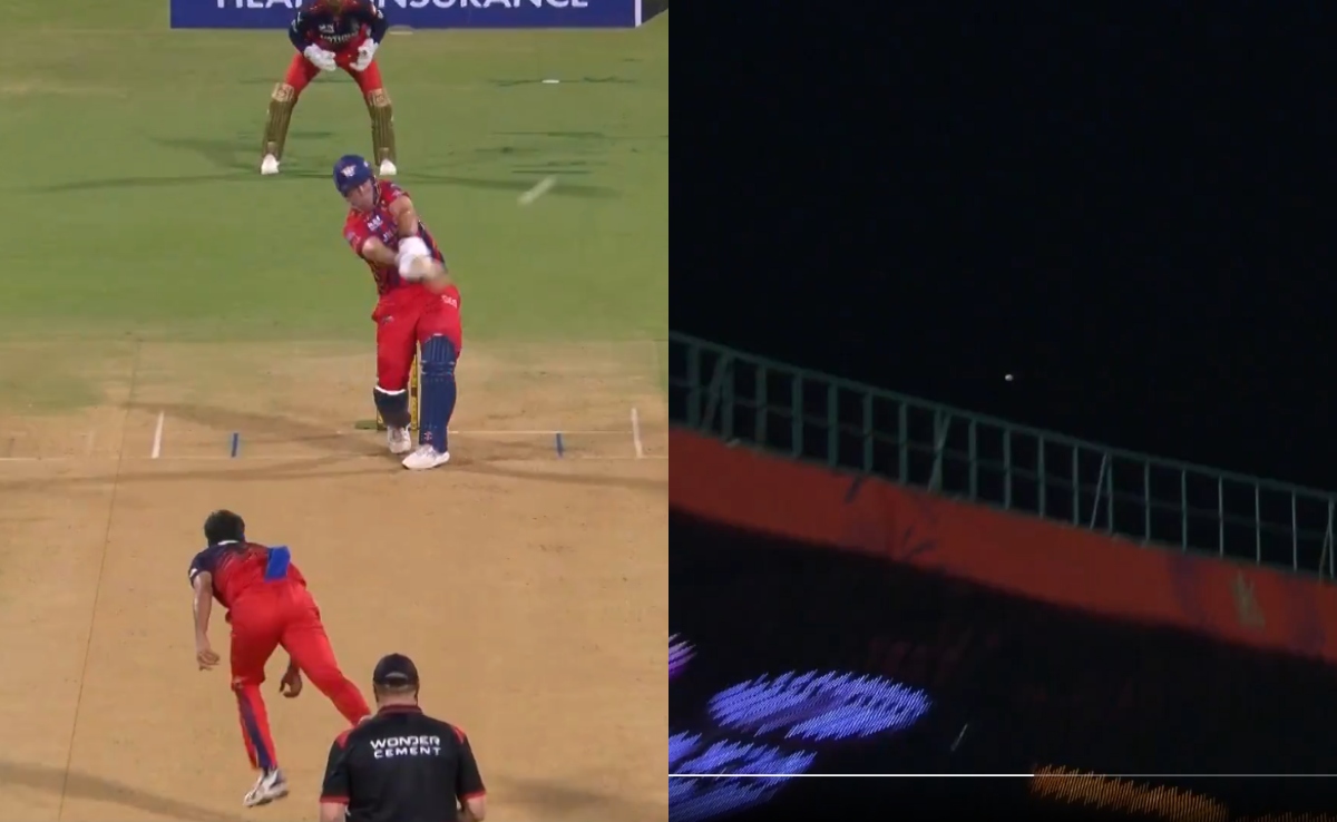 Watch: Ball Goes Out Of Stadium As Marsh Slams India Veteran For 102m Six