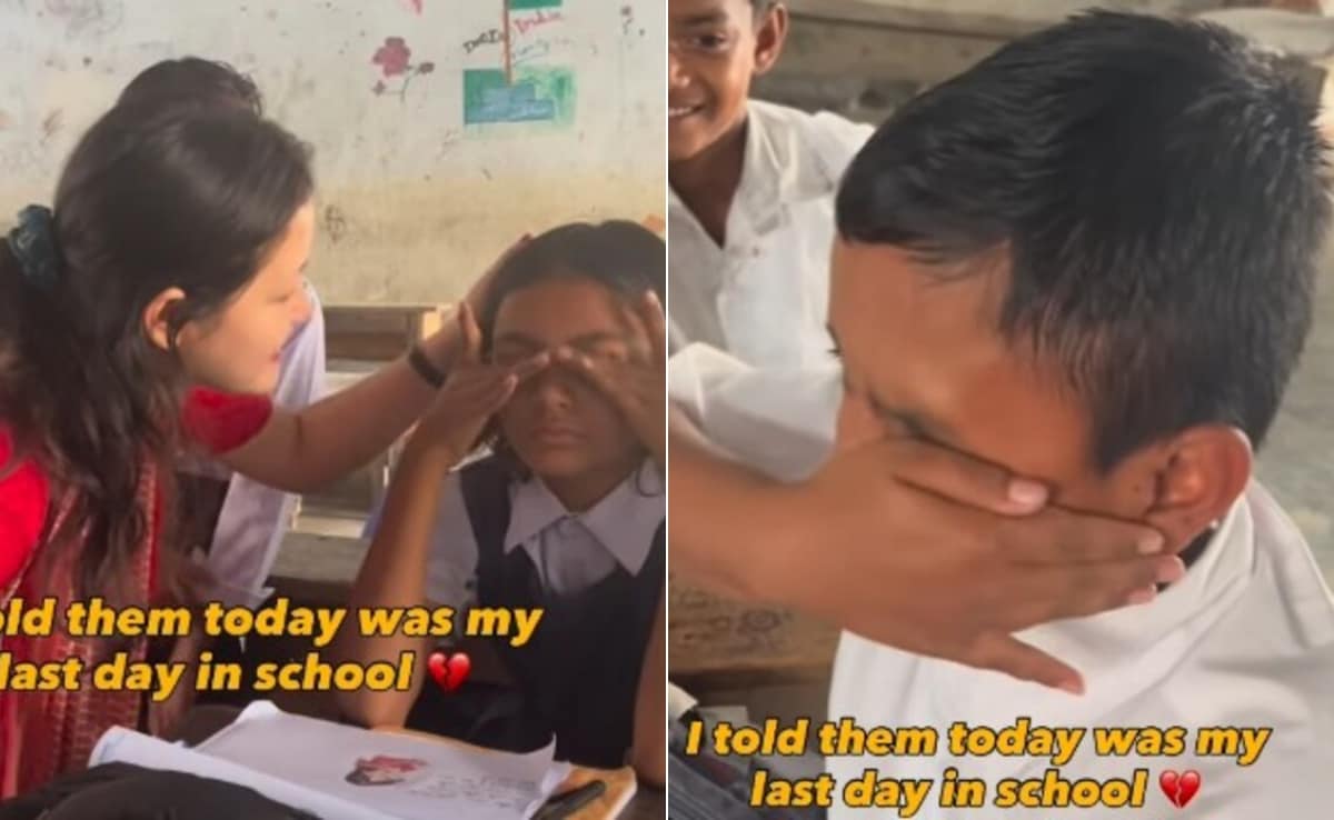 आज मेरा आखिरी दिन है… टीचर की बात सुनते ही फूट-फूटकर रोने लगे बच्चे, क्लासरूम का ये Video रुला देगा
