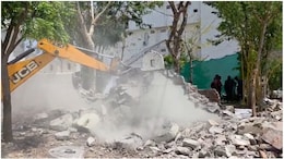 उदयपुर के होटल मनसा गार्डन एंड रेस्टोरेंट्स पर प्रशासन ने चलाया बुलडोजर, अब बचा सिर्फ मलबा