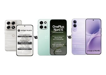 Motorola Edge 70 Pro vs OnePlus Nord 6 vs Vivo V70 FE: 40K में कौन सा फोन है बेस्ट?
