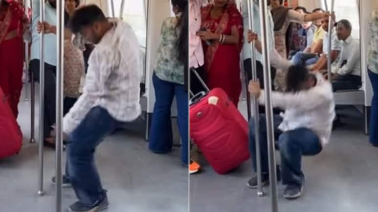 दिल्ली मेट्रो में &lsquo;तेरी दीवानी&rsquo; पर अचानक झूम उठा शख्स, फिर जो हुआ, यात्रियों के चेहरे देख सब समझ जाएंगे आप!