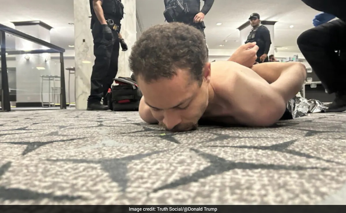 Pinned On Ground: Trump Releases Photo Of White House Press Dinner Shooter