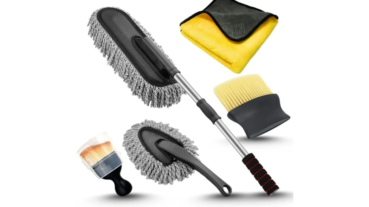 Click to buy AHYRA 5 PCS Microfiber Car Duster Kit