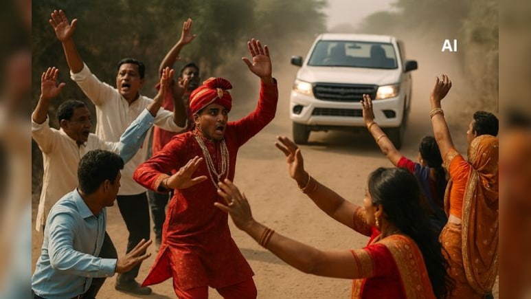 बारात में नाच रहे थे बाराती, अनियंत्रित पिकअप वाहन ने रौंदा; एक की मौत, 25 घायल&nbsp;