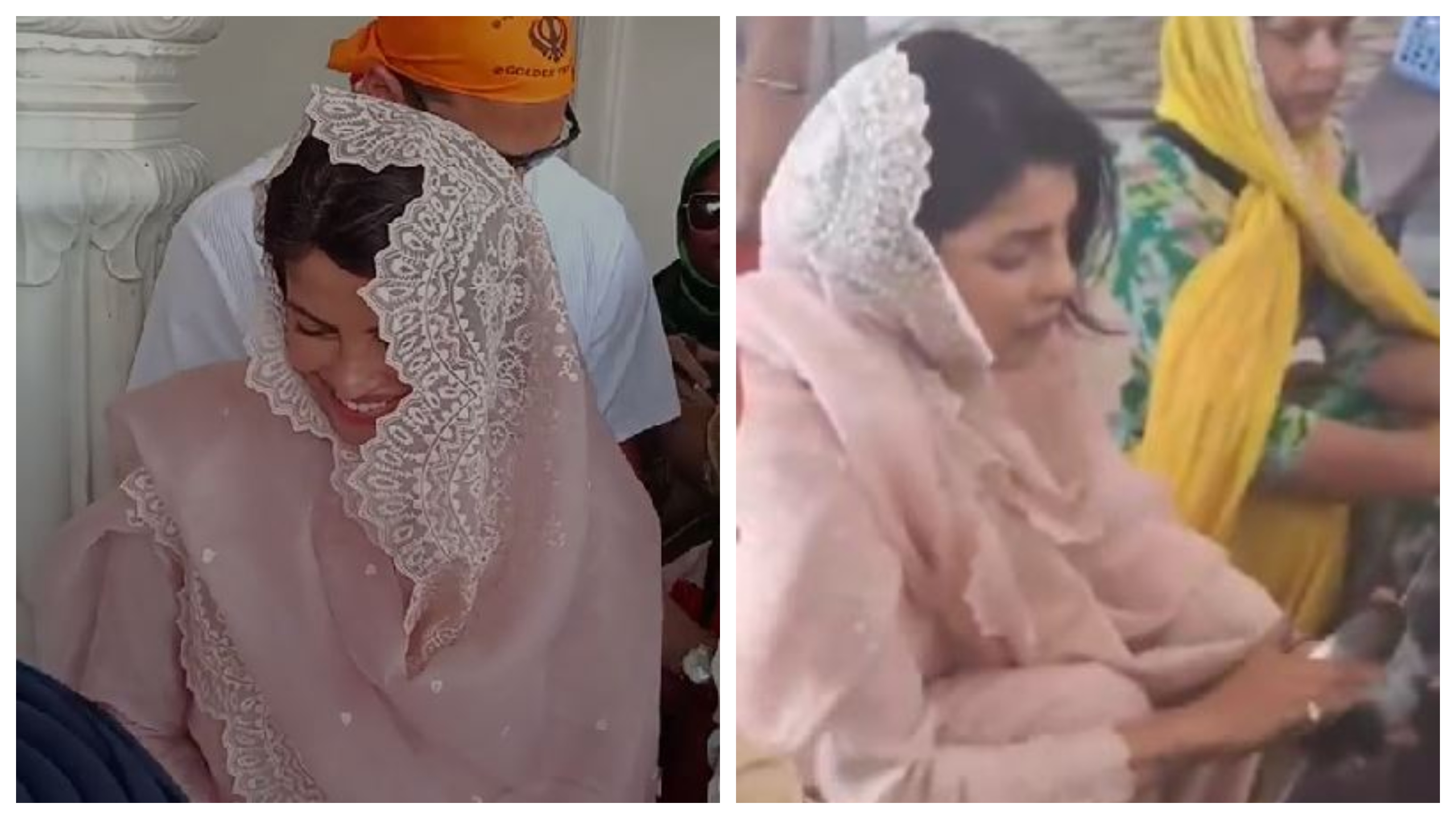 Watch: Bollywood Actor Priyanka Chopra Visits Golden Temple Amritsar, Seva Moment Caught In Viral Video