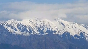 Pir Panjal Mountain Range Receives Fresh Snowfall After Two Days Of Continuous Rainfall