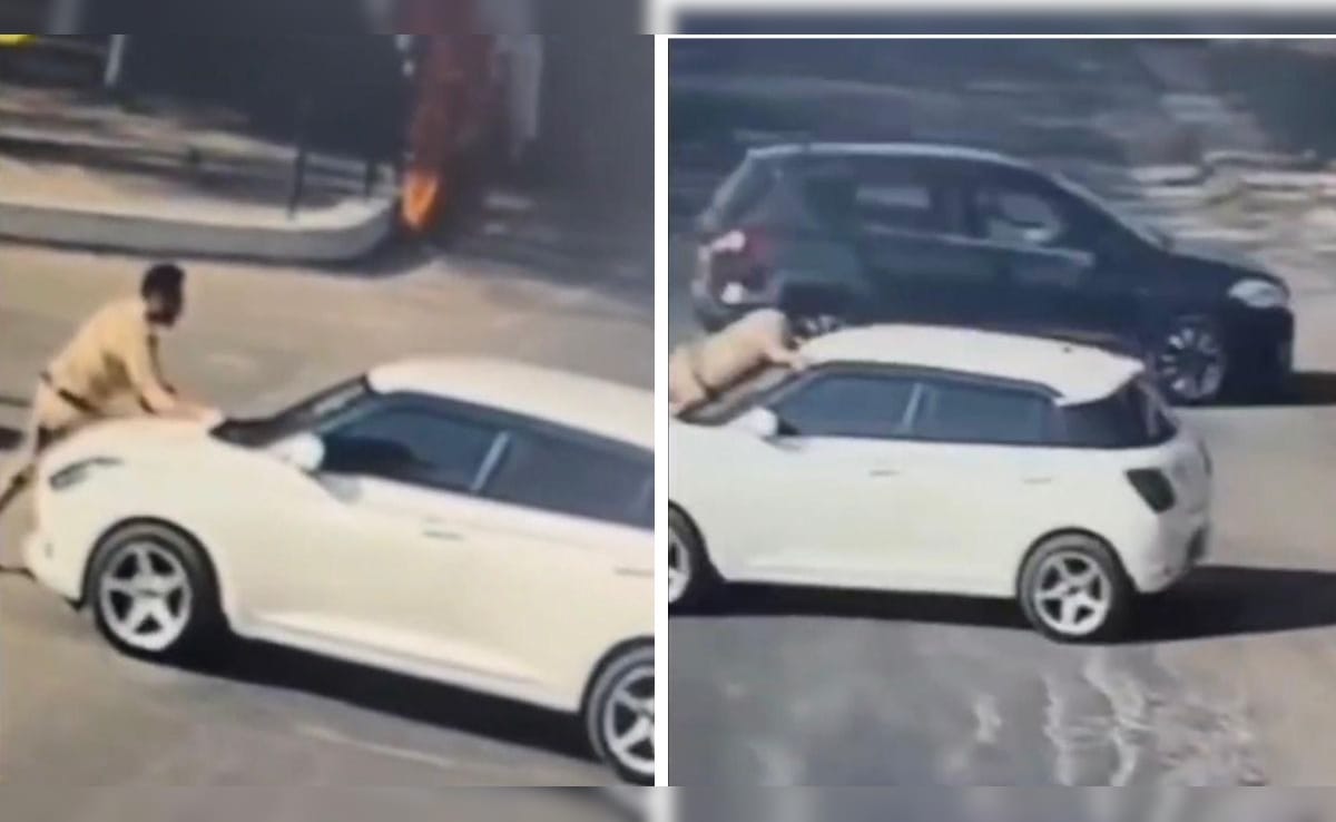 Haryana: करनाल में रोकने पर कार ने पुलिसकर्मी को मारी टक्कर,  बोनट पर लटकाकर घसीटता रहा ड्राइवर