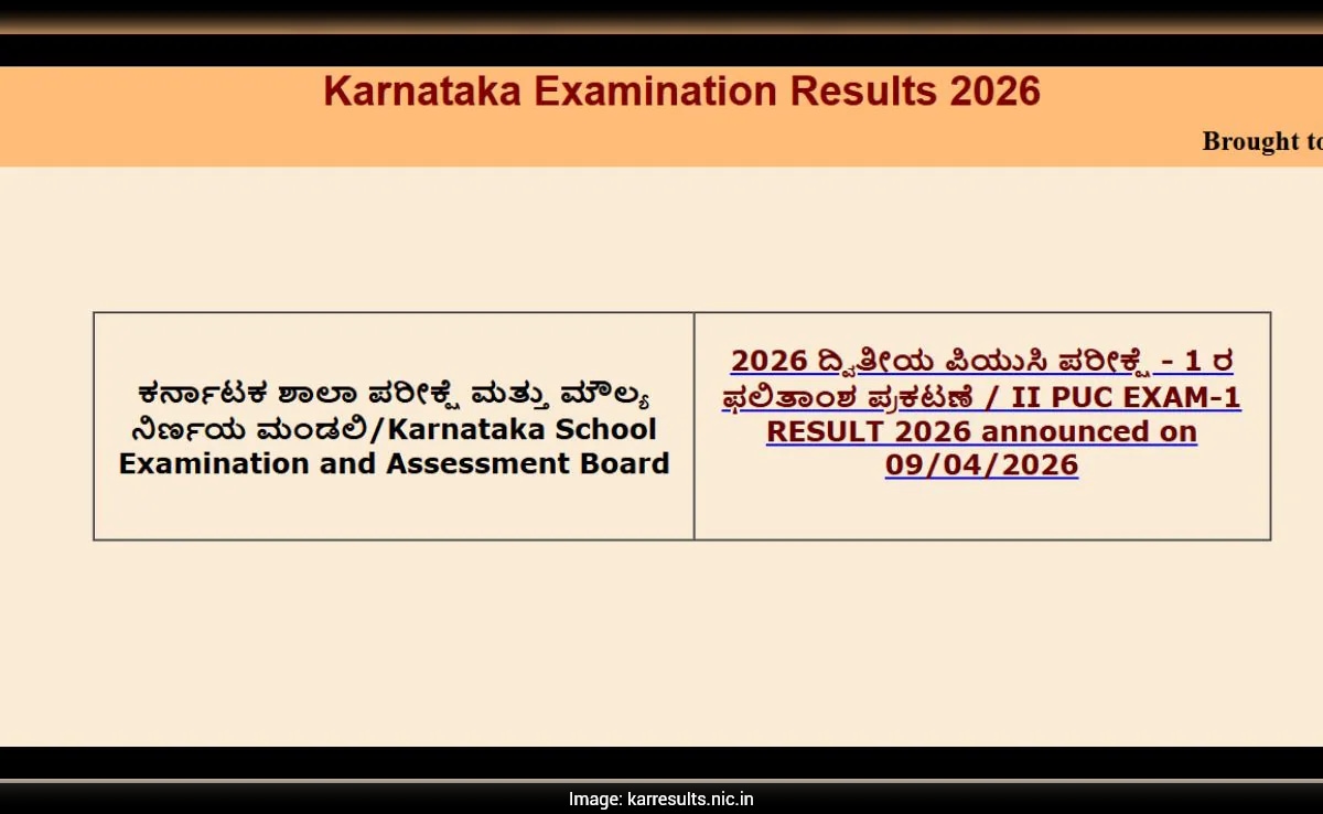 Karnataka 2nd PUC Result 2026 Out: Official Websites, Direct Link, Alternate Ways To Check