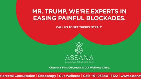 Humour Or Dig? Chennai Clinic's Trump-Themed Billboard Sparks Debate