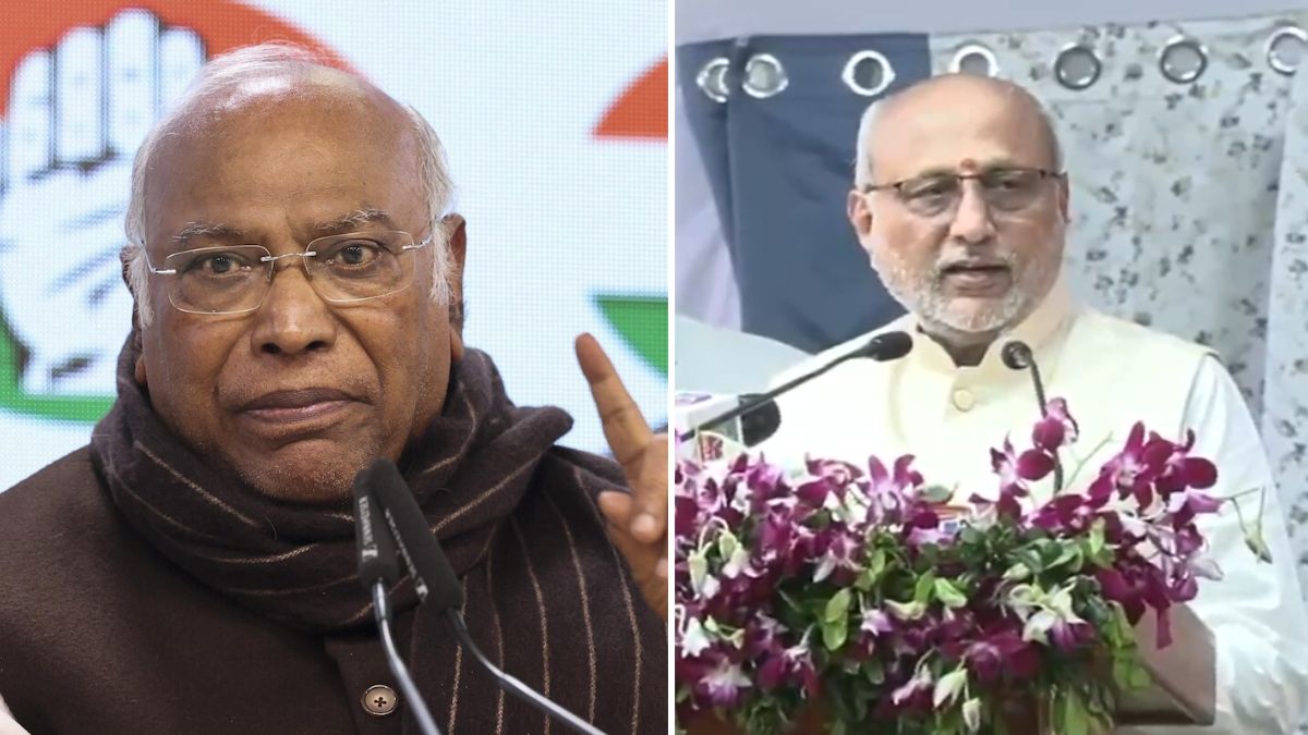 खरगे साथ में मंच पर थे मौजूद, उपराष्ट्रपति ने PM मोदी पर विवादित बयान को लेकर सुना दी खरी-खरी