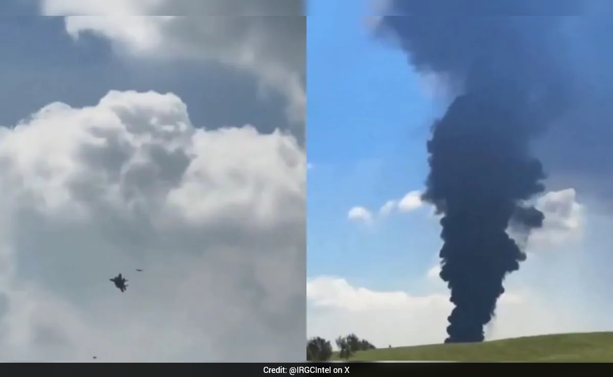 On Camera, Iran’s Shahed Drone Chased By US F-15 Jet Over Iraq