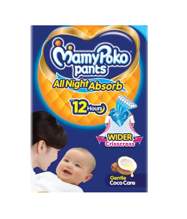 Click here to buy: MamyPoko Pants All Night Absorb