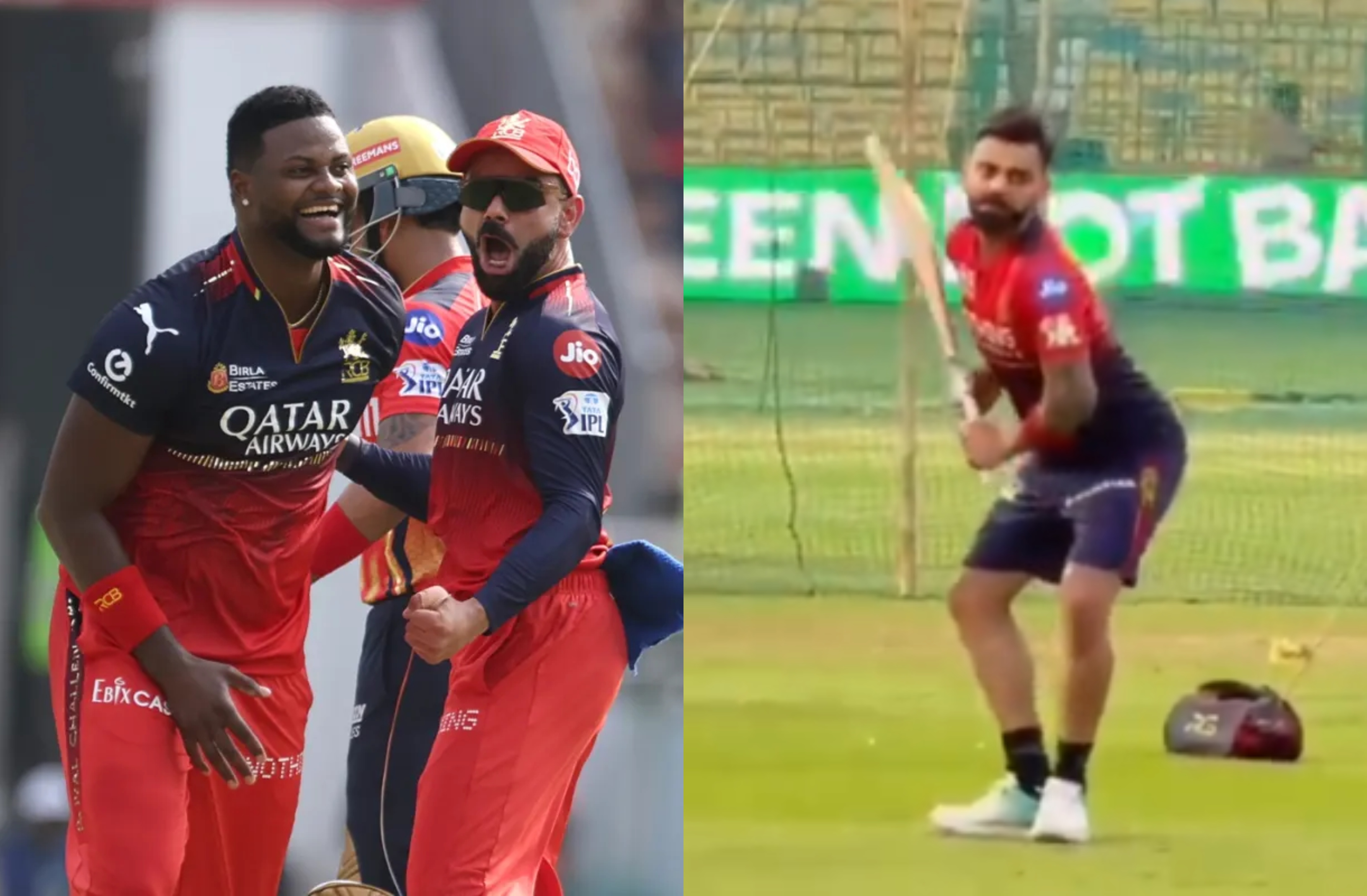 Watch: Kohli Imitates RCB Powerhitter Romario Shepherd, Hilarious Video Viral