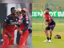 Watch: Virat Kohli Imitates RCB Powerhitter Romario Shepherds Batting Style, Hilarious Video Goes Viral