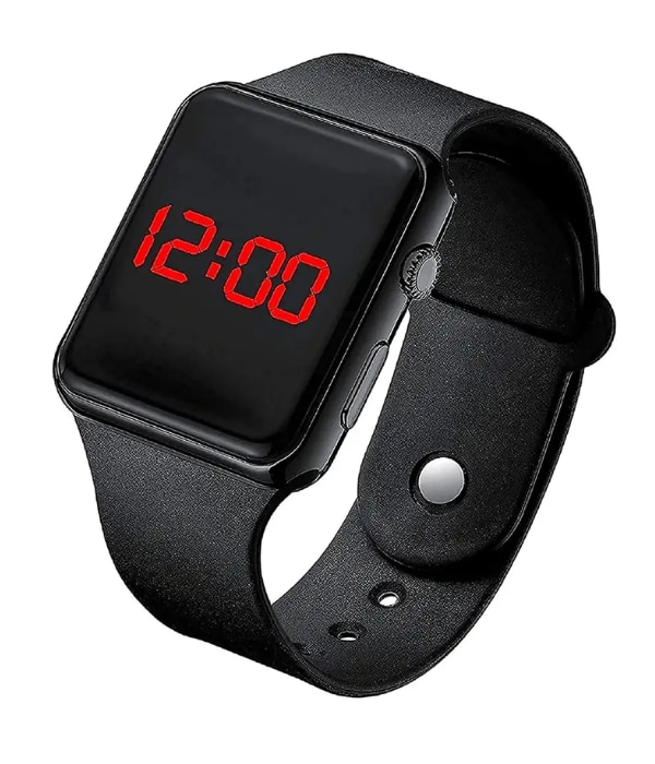 Click here to buy: JK pro Square LED Digital Watch for Kids Digital Watch  - For Men