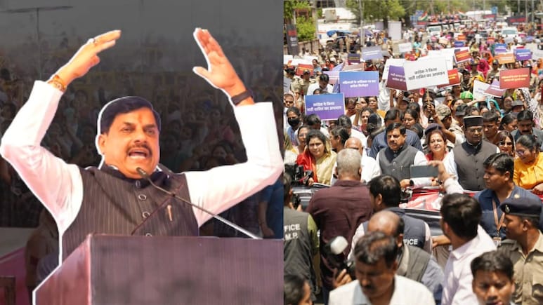 भोपाल में जन-आक्रोश महिला पदयात्रा: सड़कों पर निकलीं हजारों महिलाएं, CM मोहन बोले- 'विपक्ष ने बहनों के साथ अन्याय किया'