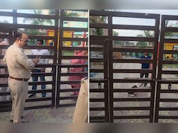 ग्रेटर नोएडा में 600 बच्चों का भविष्य अधर में, दबंगों ने स्कूल पर जड़ दिया परमानेंट ताला