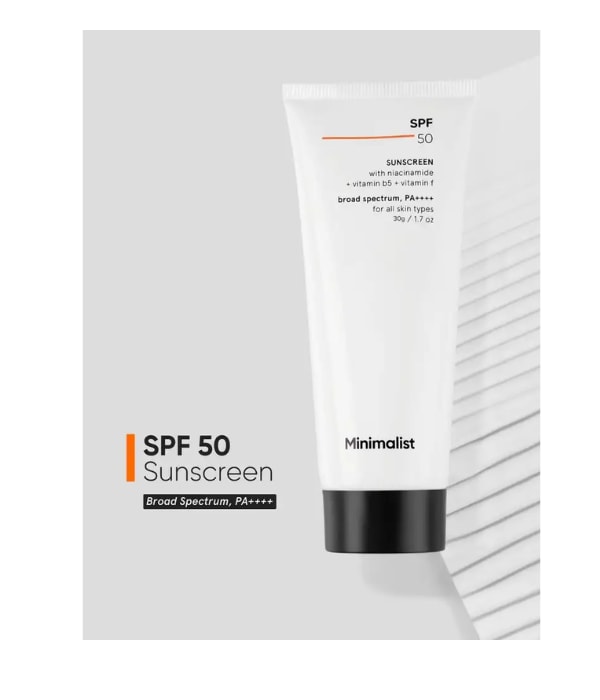 Click here to buy: Minimalist SPF 50 Sunscreen
