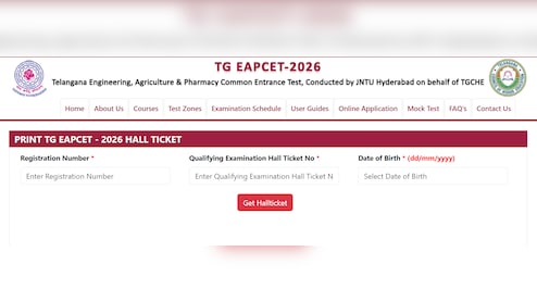 TG EAPCET - 2026 Hall Ticket OUT: Check Direct Link And Steps To Download Admit Card