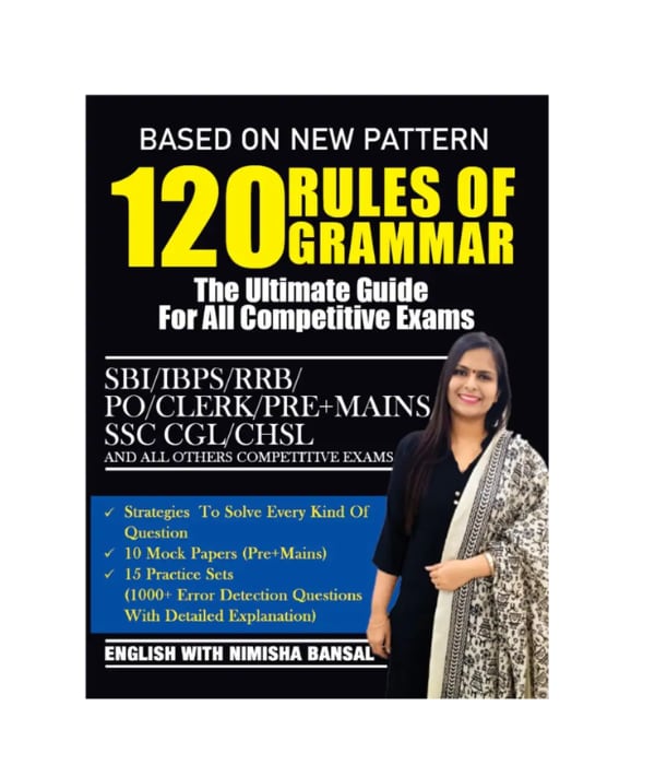Click here to buy: 120 Rules of Grammar – Bansal Nimisha