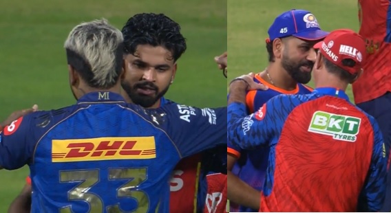 पंजाब को मिली जीत तो हार्दिक ने श्रेयस अय्यर को लगाया गले से, रोहित ने रिकी पोंटिंग से की बात