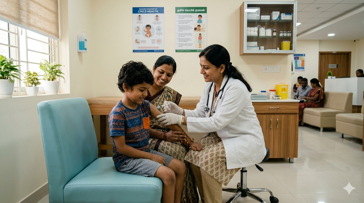 Fever after a vaccination is extremely common