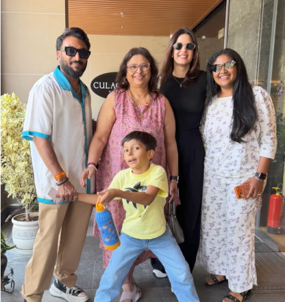 Natasa Stankovic Shares Pics With Ex-Husband Hardik Pandya's Mother, Grandmother From Vadodara