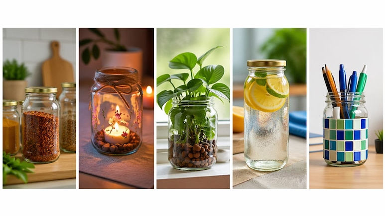 खाली जैम की बोतल फेंकने की गलती न करें, इन 5 स्मार्ट तरीकों से करें इस्तेमाल