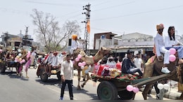 11 ऊंट गाड़&zwj;ियों और 51 ट्रैक्&zwj;टर से बहन के घर भात भरने गया भाई, 11 लाख रुपये का भरा मायरा