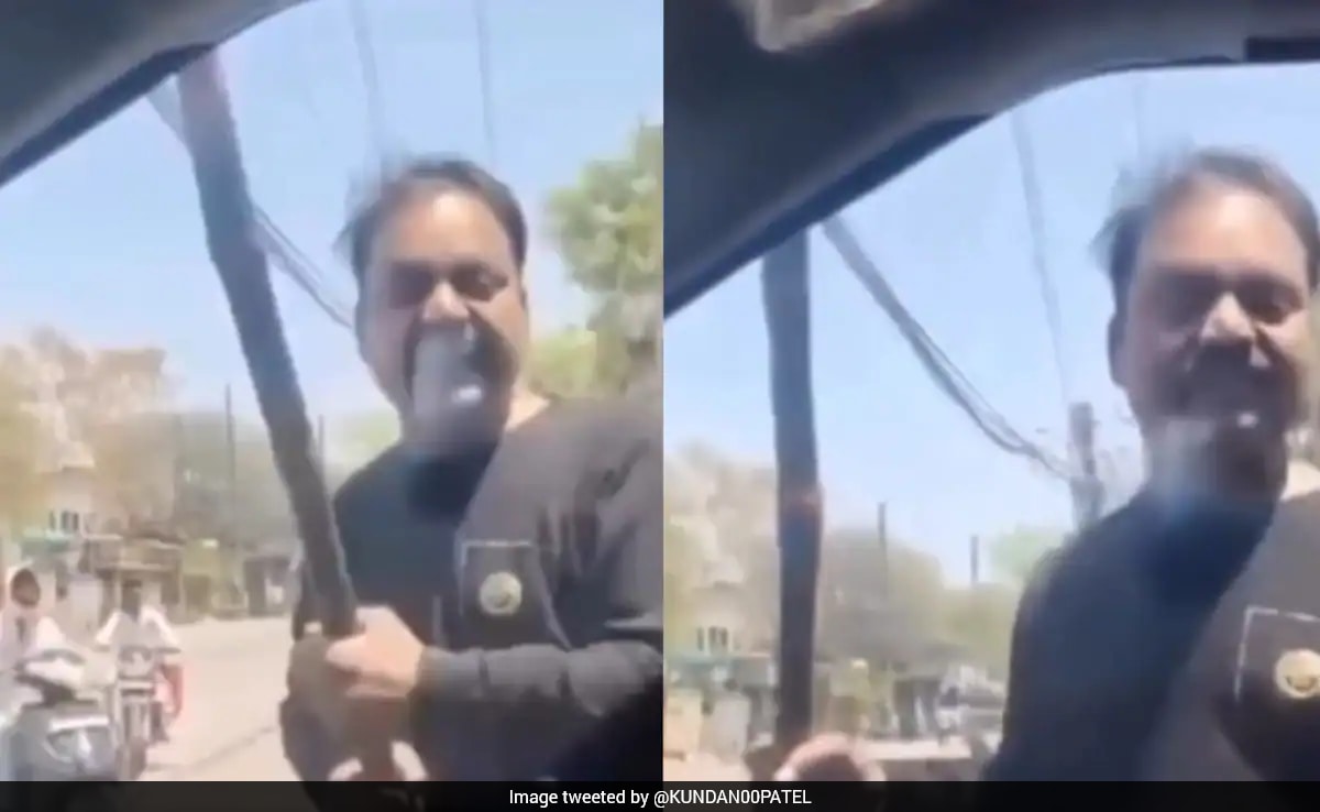 Indore Man Charges At Family With Stick After Car Collision Dispute: "Car Mein Bacche Hain"