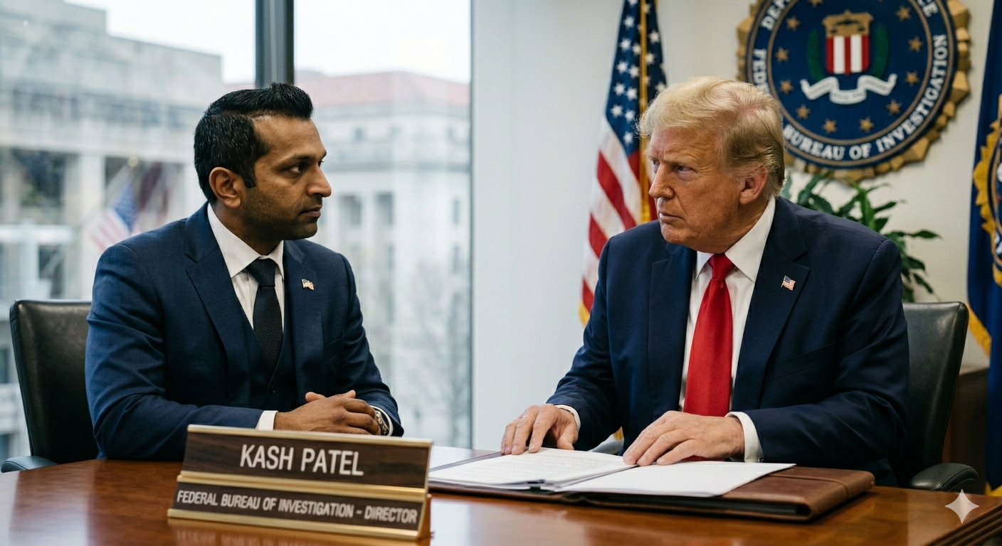 FBI डायरेक्टर काश पटेल की जा सकती है कुर्सी, विवादों से खफा हैं राष्ट्रपति ट्रंप?