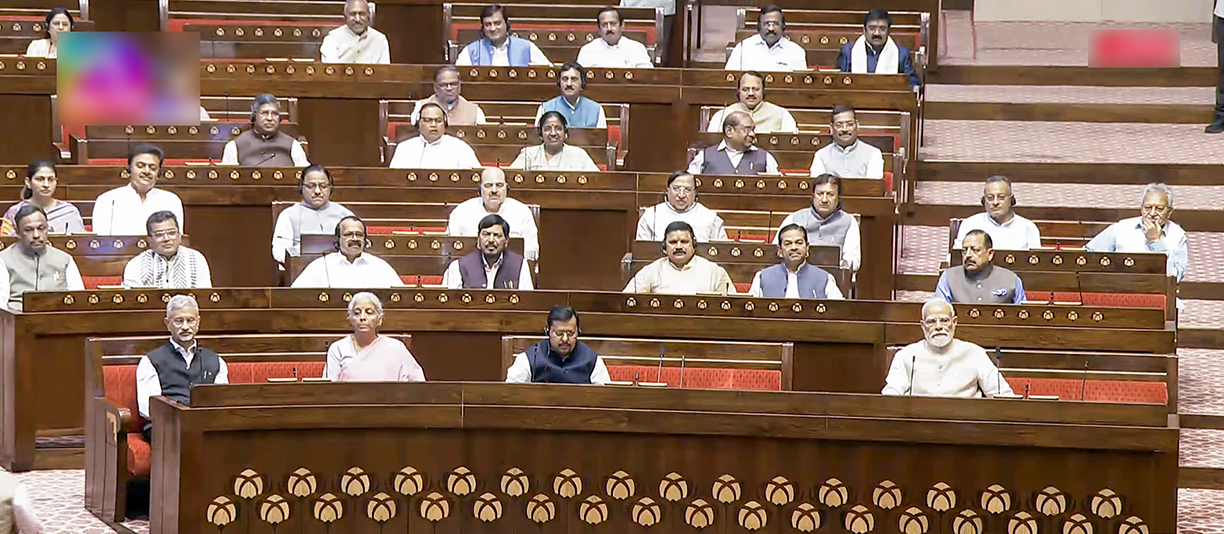 राज्यसभा में BJP ऐतिहासिक नंबर पर पहुंची, अपने बूते बहुमत से बस जरा दूर