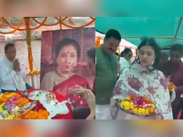 Video: Zanai Bhosle Cries Inconsolably During Asha Bhosle's <i>Asthi Visarjan</i> Rituals