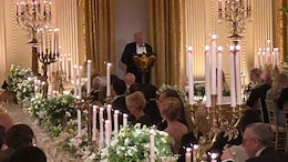 What Donald Trump And First Lady Melania Trump Served King Charles III And Queen Camilla For The State Dinner
