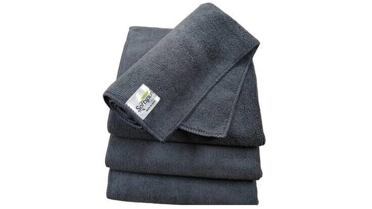 Click to buy SOFTSPUN Microfiber Vehicle Washing  Cloth (Pack Of 4, 340 GSM)