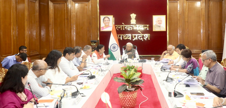 Madhya Pradesh Governor Mangubhai Patel discussing his plans for eliminating sickle cell