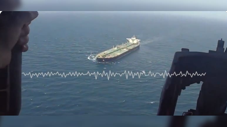 US Central Command Releases Footage Of Merchant Vessel Rerouted During Iran Blockade