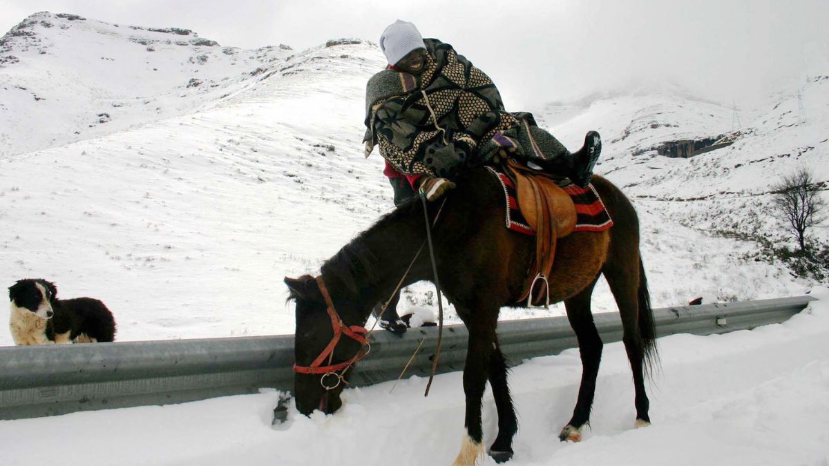 In This Country Locked By South Africa On All Sides, It Snows In Winter