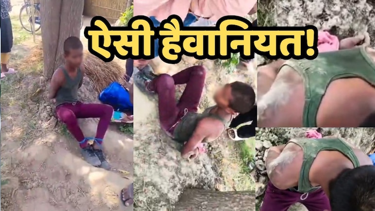 मासूम ने पेड़ से तोड़ लिया आम, तो बगीचे के मालिक ने बांधकर दी ऐसी खौफनाक सजा, Video Viral